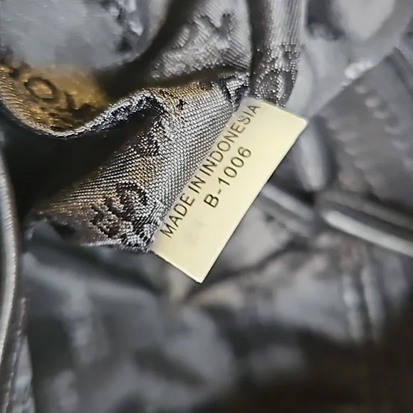 MICHAEL Michael Kors Signature Shoulder Bag Black/Brown NWT - Picture 8 of 14